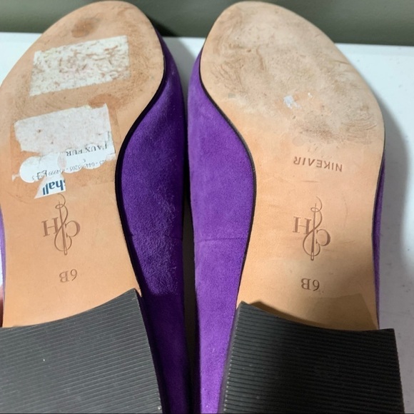 Cole Haan Suede Purple Flats - Picture 6 of 6